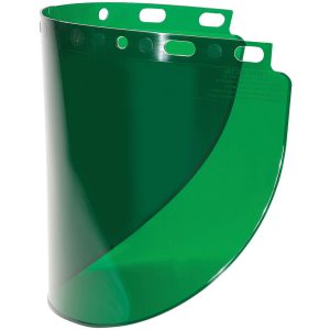 Honeywell Fibre-Metal Dark Green Propionate Faceshield, 8 x 16.5 inch - 4178DGN