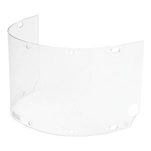 Honeywell Fibre-Metal Dual Crown Extended View Face Shield Window, 8 in x 16.5 in x .04 mm