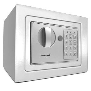 Honeywell 5605W Compact Steel Digital Security Box - White (.15 cu ft.)