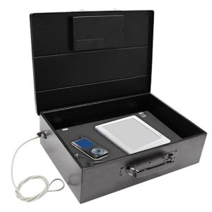Honeywell 6110 Digital Steel Laptop Security Box with Secure Cable Tether (.48 cu ft.)