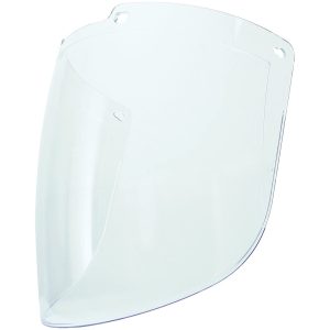 Uvex by Honeywell Turboshield Clear Polycarbonate Replacement Visor, Clear Lens, Uncoated - S9550