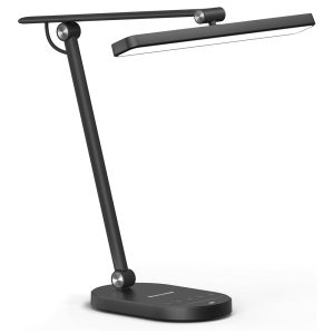 Honeywell LED Desk Lamp for Home Office, H4 Sunturalux Eye-Caring Desk Light, Black - HWT-H4BK