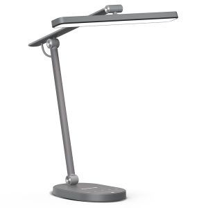Honeywell LED Desk Lamp for Home Office, H4 Sunturalux Eye-Caring Desk Light, Gray - HWT-H4G