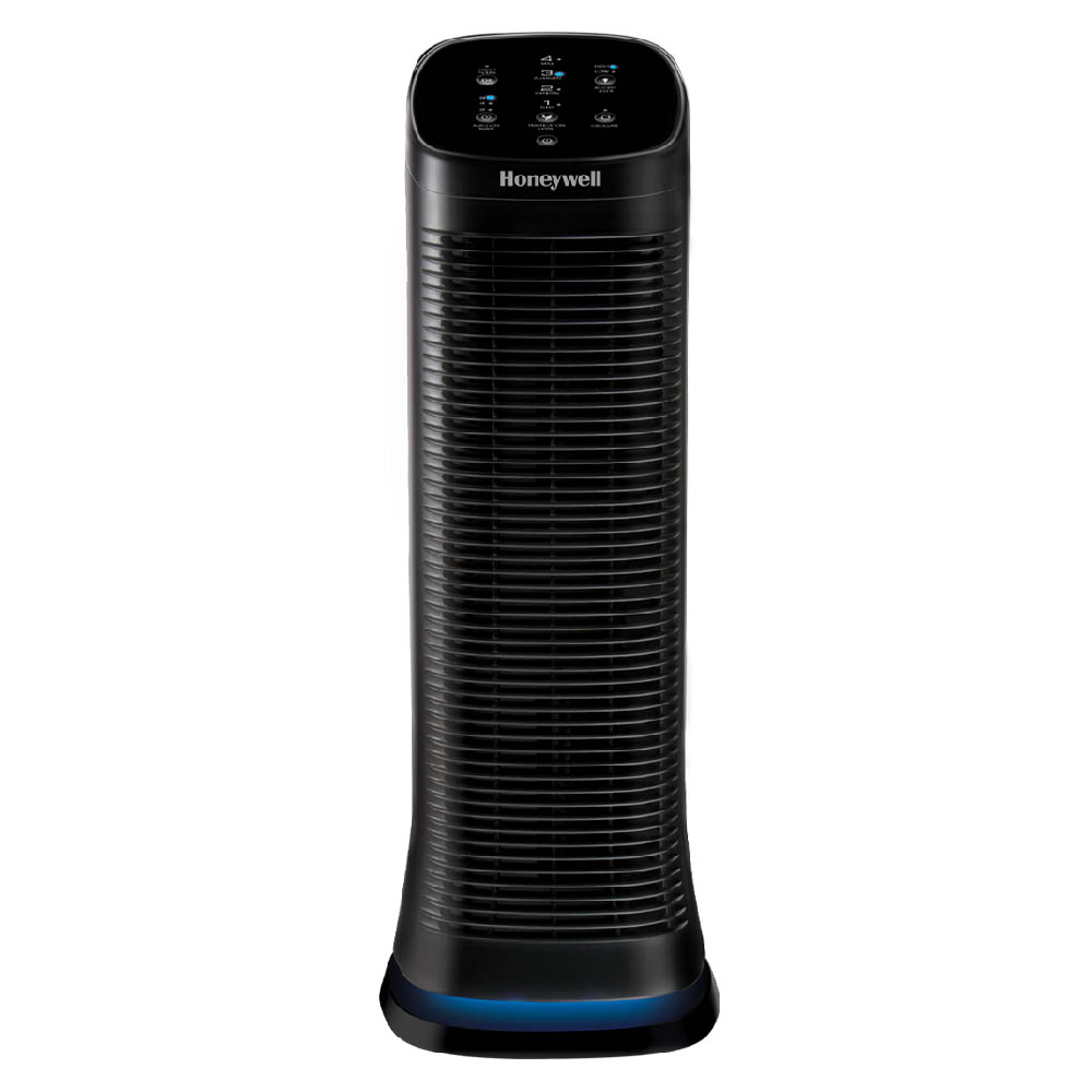 Honeywell Air Genius 4 Oscillating Tower Air Purifier and Odor Reducer -Black, HFD310