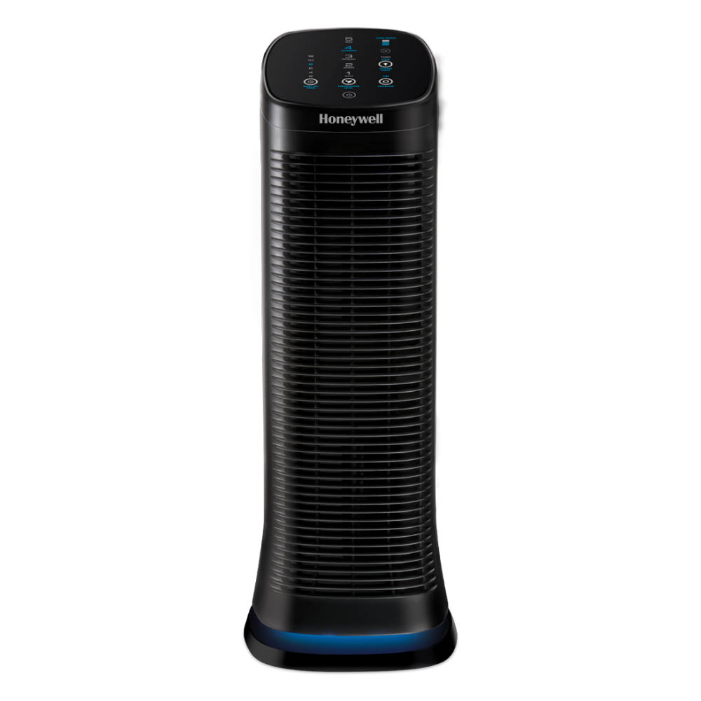 Honeywell Air Genius 5 Oscillating Tower Air Purifier and Odor Reducer - Black, HFD320