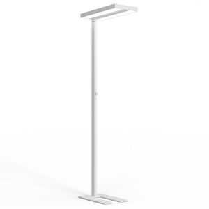Honeywell LED Modern Floor Lamp, Sunturalux Eye Caring Tall Standing Light, 8000LM 4000K Natural Daylight - 02E-Gen