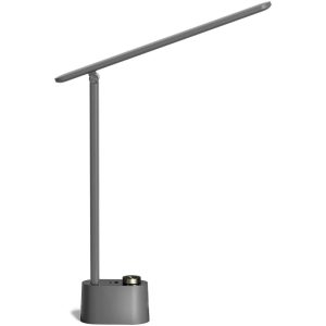 Honeywell Foldable Modern Office Table Lamp with USB A+C Charging Port and Eye Protection, Gray - HWT-H01G