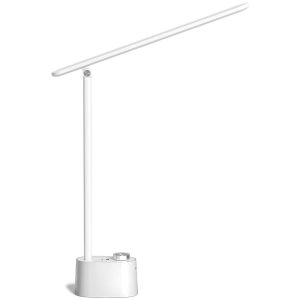 Honeywell Foldable Modern Desk Lamp with USB A+C Charging Port and Eye Protection, White - HWT-H01W
