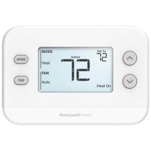 Honeywell Home X1N Non-Programmable Thermostat for Heating and Cooling Systems
