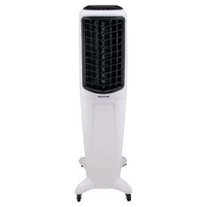 Honeywell TC50PEU Evaporative Tower Air Cooler with Fan and Humidifier, Washable Dust Filter, 588 CFM - 12.5 Gallon Tank, White