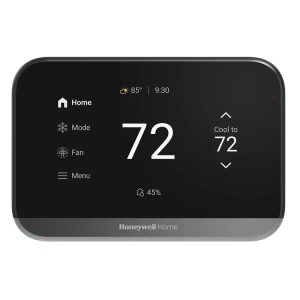 Honeywell Home X7S Smart Thermostat with Advanced Occupancy Sensing and Humidity Control, Black - X7SMC4B