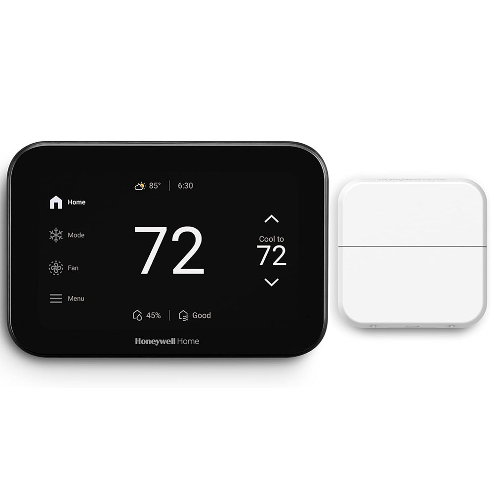 Honeywell Home X8S Smart Thermostat with Wireless Room Sensor, Black - X8VWF10B